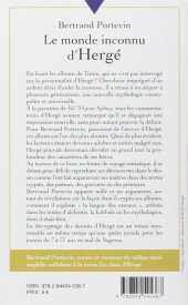 Verso de (AUT) Hergé -a2011- Le monde inconnu d'Hergé
