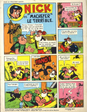 Verso de Nick et Panchito -13- Le Lièvre à la dérive
