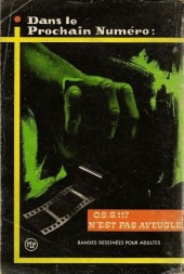 Verso de OSS.117 (Arédit) -24- Carte blanche pour O.S.S.117.