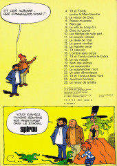 Verso de Tif et Tondu -4a1979- Tif et Tondu contre la main blanche