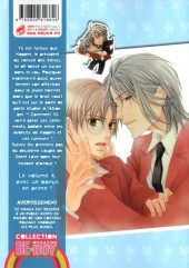 Verso de Silent love -4TL- Tome 4