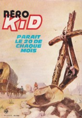 Verso de Néro Kid (Impéria) -44- Le fantôme de Fort Apache
