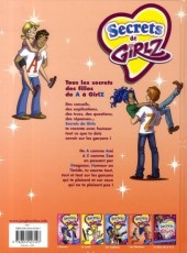 Verso de Girlz / Secrets de Girlz -4- Les garcons de A à Z