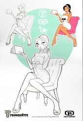Verso de (AUT) Decrock - Artbook - Pin Ups et Co
