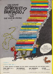 Verso de Spirou et Fantasio -12b1977b- Le nid des Marsupilamis