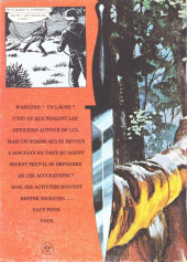 Verso de Warlord (1re série - Arédit - Courage Exploit puis Héroic) -1- La naissance d'un agent secret