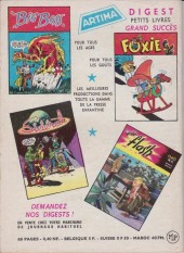 Verso de Foxie (1re série - Artima) -47- Fox et Croa : Sur le mauvais chemin