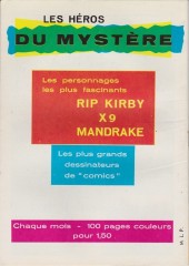 Verso de Mandrake (1re Série - Remparts) (Mondes Mystérieux - 1) -124- Week-end à surprise