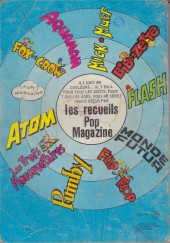 Verso de Aquaman (Pop magazine) -Rec04- Album N°60 (du n°10 au n°12)