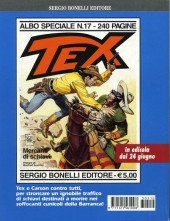 Verso de Tex (Mensile) -512- La città della paura