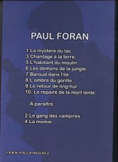 Verso de Paul Foran (Milwaukee) -8- L'ombre du gorille