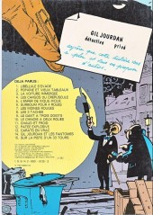 Verso de Gil Jourdan -10a1981- Le Chinois à 2 roues