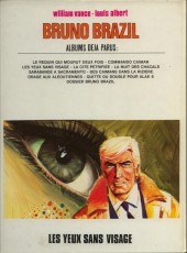 Verso de Bruno Brazil -3b1978- Les yeux sans visage