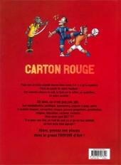Verso de Carton Rouge - La Face cachée du foot