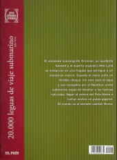 Verso de Joyas Literarias Juveniles -2- 20.000 leguas de viaje submarino