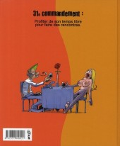 Verso de Les 40 commandements - Les 40 commandements du célibataire