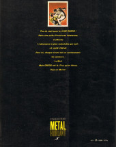 Verso de Juge Dredd (Humanoïdes Associés) -2- Dredd contre Crève