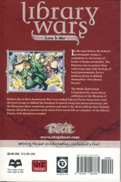 Verso de Library Wars: Love & War (2010) -10- Tome 10