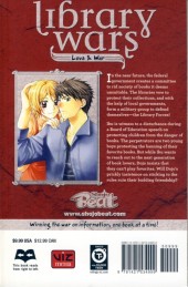 Verso de Library Wars: Love & War (2010) -3- Tome 3