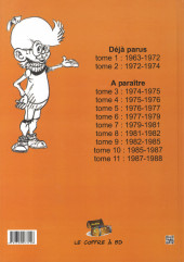 Verso de Génial Olivier / M. Rectitude et Génial Olivier -INT01- Intégrale volume 1 : 1963-1972