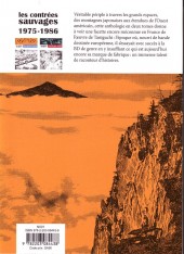 Verso de Les contrées sauvages -1- Vol. 1 :1975-1986