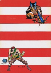 Verso de Un récit complet Marvel -Rec01- Album relié N°1 (du n°1 au n°2)