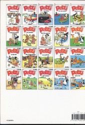 Verso de Petzi (2e série) -1a1991- Petzi construit son bateau