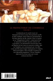 Verso de Le protectorat de l'ombrelle -3- Sans honte