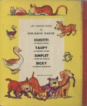 Verso de Les albums roses (Livre illustré) -40- Taupy la bonne taupe