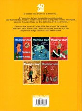 Verso de Monsieur Jean - Tome INT