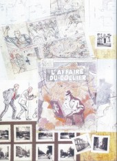 Verso de Blake et Mortimer (Divers) -TT- Les Affaires du collier - Une autre lecture de l'histoire dessinée par Edgar P. Jacobs
