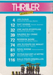 Verso de Thriller -11- Fait divers - Par une nuit d'orage 