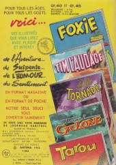 Verso de Tex Bill (Arédit) -12- Difficile capture