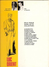 Verso de Luc Orient -14a1981- Le rivage de la fureur