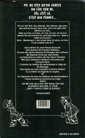 Verso de (AUT) Walthéry, François -1997/01- Li vrê lîve d'a tchantchès