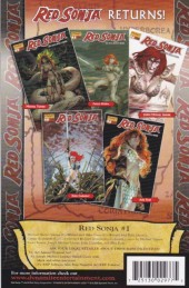 Verso de Red Sonja (2005) -0- Red sonja