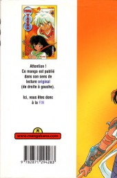 Verso de Inu Yasha -4- Tome 4