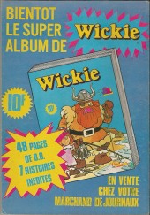 Verso de Wickie -1- Le voyage mouvementé