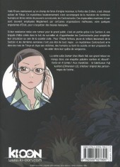 Verso de Darker than black -1- Tome 1