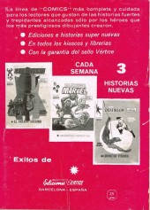 Verso de Patrulla-X Vol 1 (Vértice) -31- El origen de la patrulla X