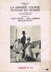 Verso de Votre série Mickey (2e série) - Albums Filmés ODEJ -62- La Grande Course autour du monde