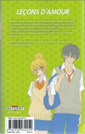 Verso de Leçons d'amour -3- Tome 3