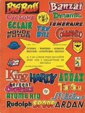 Verso de Captain Hornet (Arédit) -Rec532- Album N°532 (du n°6 au n°8)