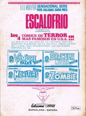 Verso de La masa Vol. 1 (Vértice - 1970) -30- El retoño del carnívoro