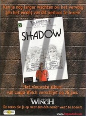 Verso de Largo Winch (en néerlandais) -11Pub- Golden gate