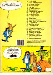 Verso de Tif et Tondu -22a1983- Un plan démoniaque
