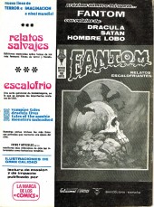 Verso de Fantom Vol.2 (Vértice - 1974) -8- ¡El sendero del loco!