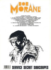 Verso de Bob Morane 03 (Lombard) -31a1986- Service secret soucoupes