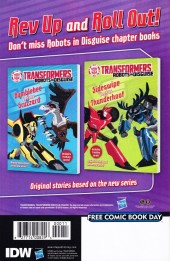 Verso de Free Comic Book Day 2015 - Transformers: Robots in Disguise #0
