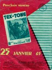 Verso de Tex-Tone (Impéria) -185- Revanche
